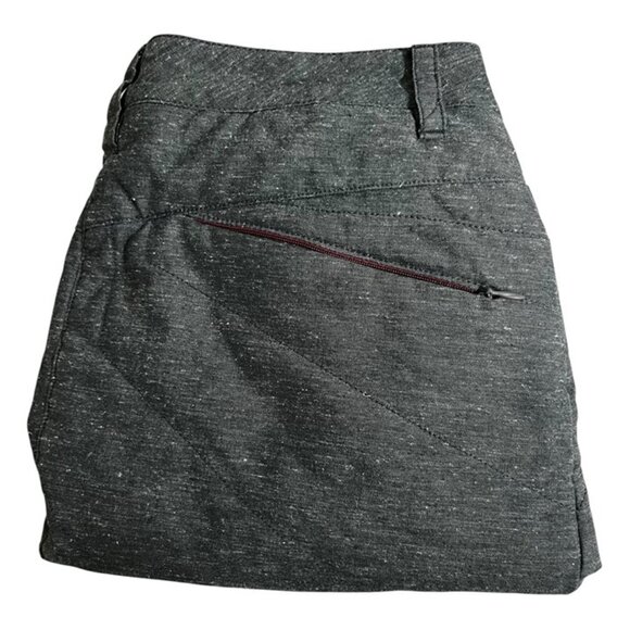 Toad & Co skirt women's 6 gray quilted cotton poly blend pockets - Picture 8 of 8